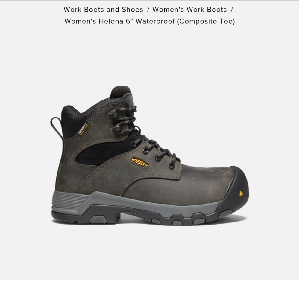 Keens Women's Helena 6" Waterproof (Composite Toe)